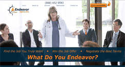 Desktop Screenshot of endeavorphysician.com