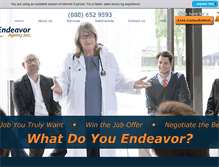 Tablet Screenshot of endeavorphysician.com